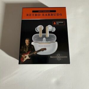 True Wireless Retro Earbuds - White